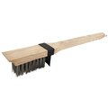 Broil King HeavyDuty Grill Brush, Stainless Steel Bristle, Wood Handle, 20 in L 65229